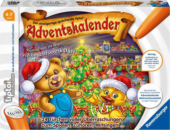 Produktbild Ravensburger tiptoi Adventskalender Weihnachtswerkstatt