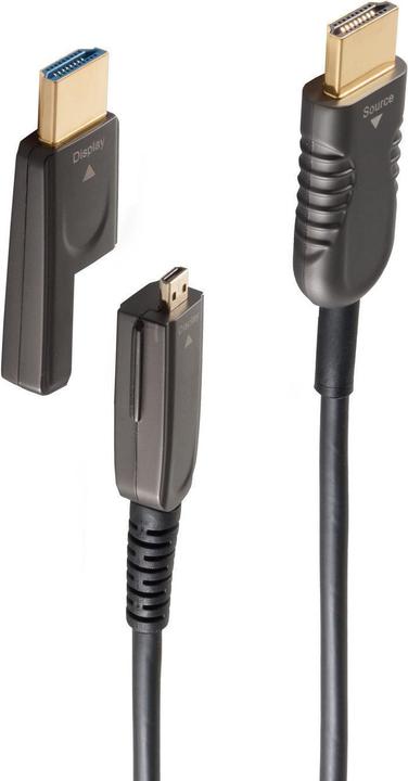 Actual product image Shiverpeaks BS30-02065 HDMI cable 7.5 m HDMI type A (standard) HDMI type D (microphone) Black (7.50 m, HDMI)