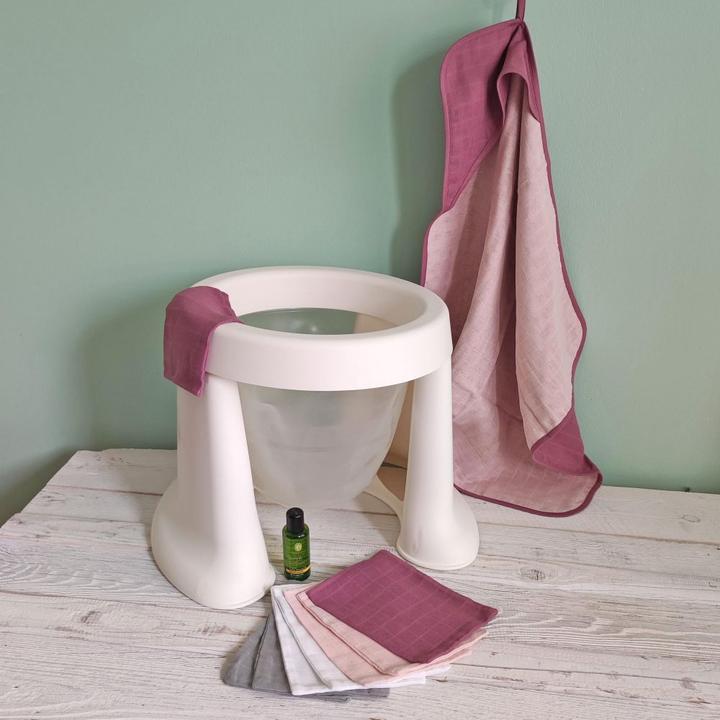 Image du produit Makian Gant de toilette & Gant de toilette bébé Gant de toilette en gaze, paquet de 8 15 x 20 cm - Orchidée