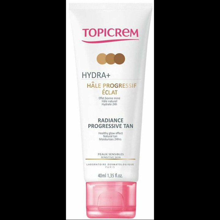 Produktbild Topicrem HYDRA+ Radiance Progressive Tan (Selbstbräunungstuch, 40 ml)