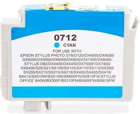 Immagine prodotto Hermex Cartuccia d'inchiostro alternativa alla Epson T0712 (C)