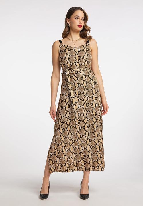 Image du produit Imane dames maxi-jurk, Beige slang., L (L)