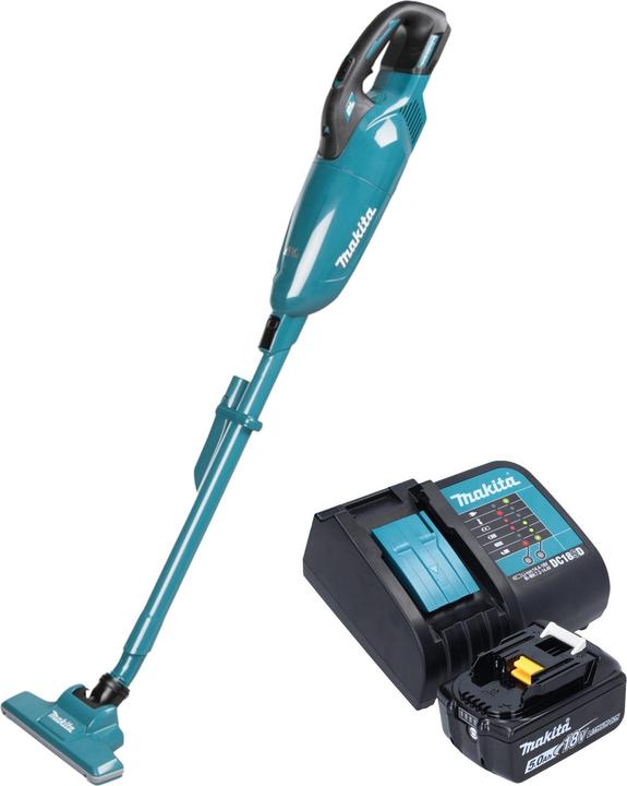 Makita DCL 283 FST1 Akku Staubsauger 18 V 0,73 l Brushless + 1x Akku 5,0 Ah + Ladegerät