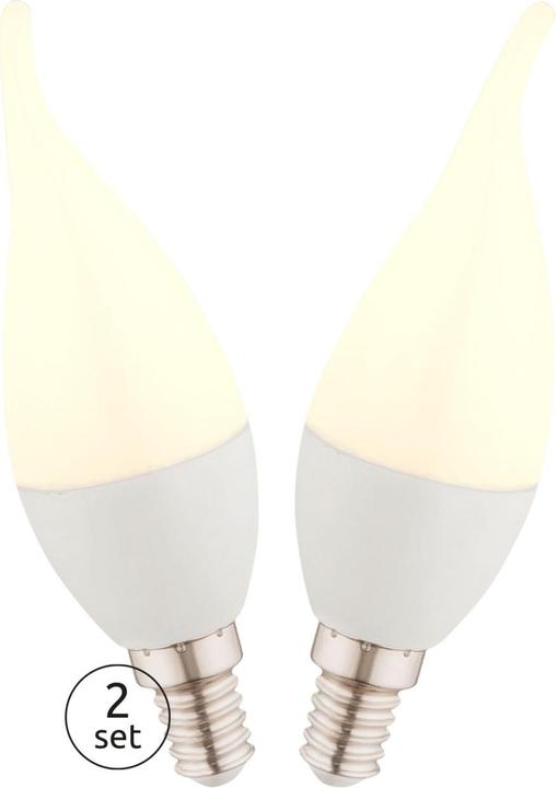 Produktbild Globo LED Leuchtmittel Aluminium 2xE14 LED (E14, 3 W, 250 lm, 2 x, G)