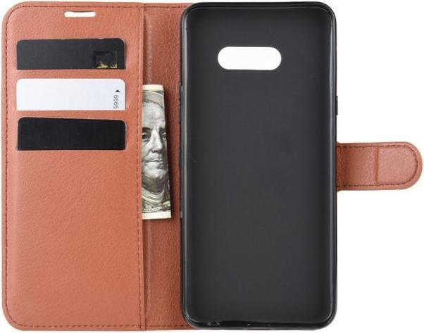 Produktbild MU Classic Litchi Leder Bookcover Series (LG G8X ThinQ)