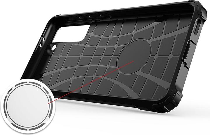 Actual product image Hurtel Hybrid Armor case for Samsung Galaxy S23 Ultra armored hybrid cover black (Samsung Galaxy S23 Ultra)