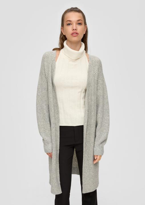 Produktbild s.Oliver Strickjacke Lange Strickjacke aus Baumwollmix (XXL)