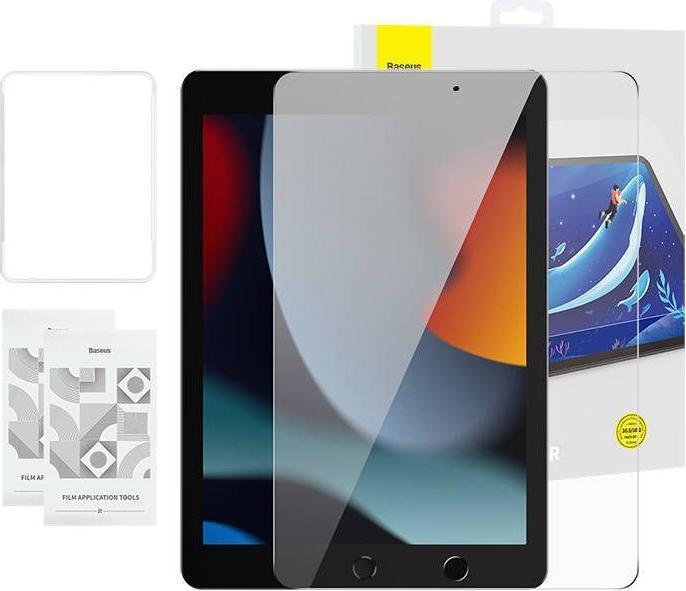 Baseus Tempered Glass Crystal for iPad Pro/Air3/ 10,2" iPad 7/8/9 (2szt.) + cleaning kit (2 Stk., Apple iPad Pro 9.7 2016)