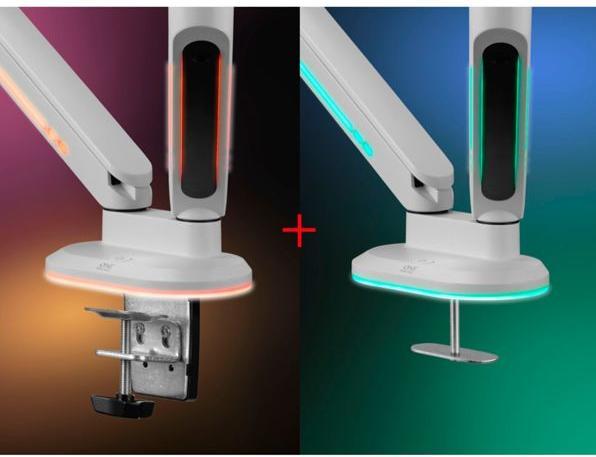 Actual product image One for All Monitor Halterung Experience RGB Dual weiá (45")