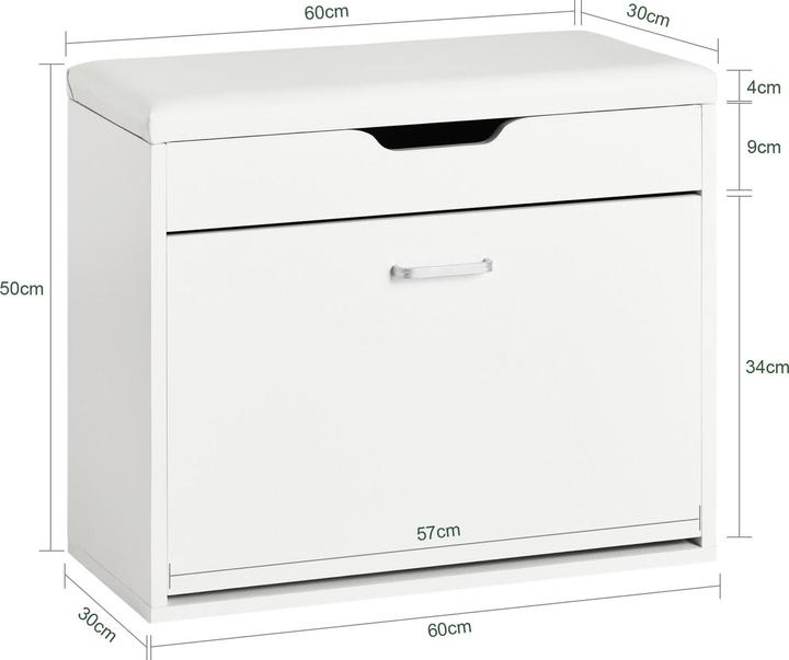 Actual product image SoBuy Shoe tipper (60 x 30 x 50 cm)