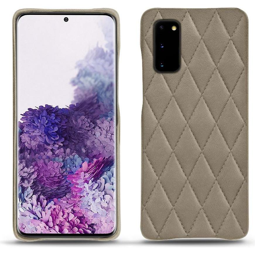 Noreve Lederschutzhülle (Samsung Galaxy S20), Smartphone Hülle, Beige