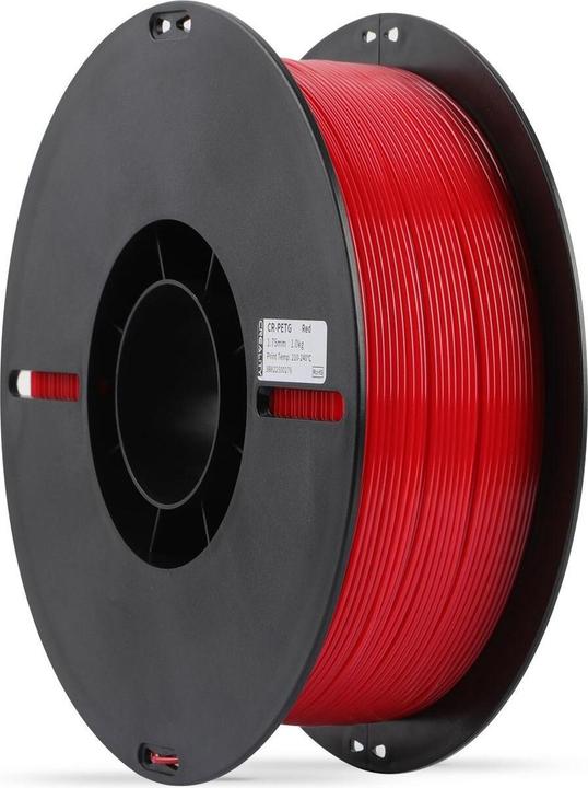 Productafbeelding Creality Filament PETG, Rood, 1,75 mm, 1 kg (PETG, 1.75 mm, 1000 g, Rood)