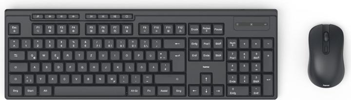 Produktbild Hama WKM-200 Funk Tastatur, Maus-Set Deutsch, QWERTZ Schwarz (DE)