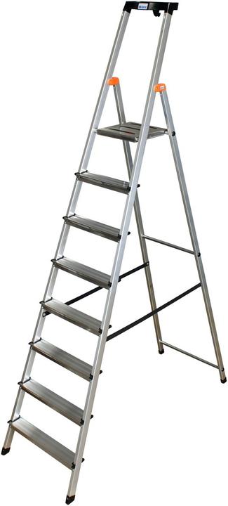 Krause Trapladder met treden (Trapladder, 255 cm)