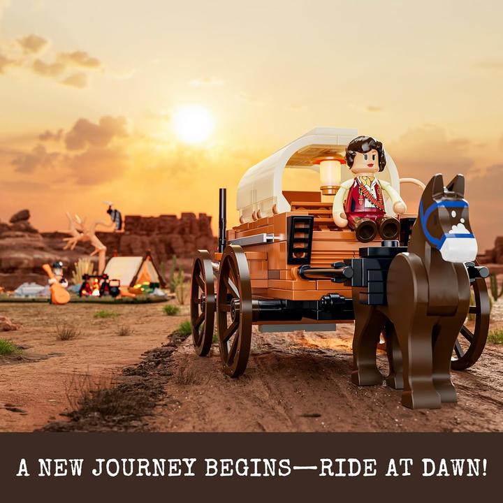 Actual product image Lumibricks Cowboy Camp