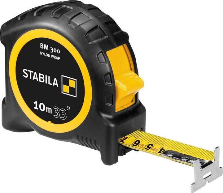 Actual product image Stabila Pocket tape measure BM 300, 10 m (33'), cm/inch scale (10 m)