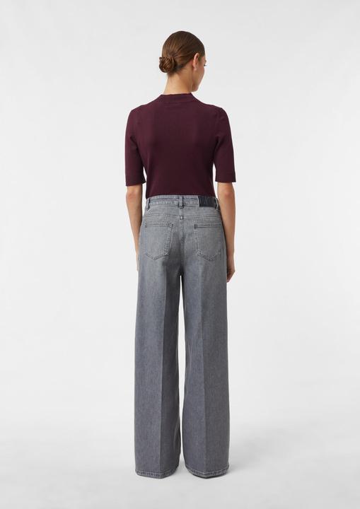 Image du produit Comma Jeans-Hose Wide-Leg-Jeans mit Waschung (44)