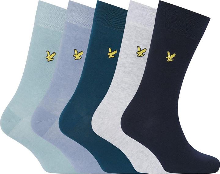 Immagine prodotto Lyle and Scott Core Calzini Semplice Uomo Misura Confezione 5 (40.5 - 45.5)