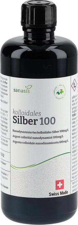 Image du produit Sanasis Kolloidales Silber 100 ppm (100ml) (Mousse nettoyante, 100 ml)