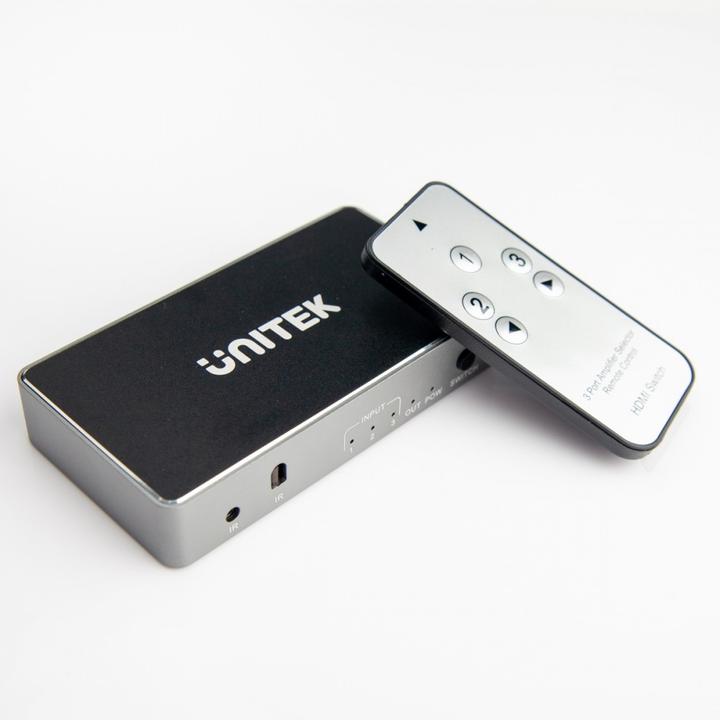 Actual product image Unitek Signal switch HDMI 1.4B 3 in 1 out 4K
