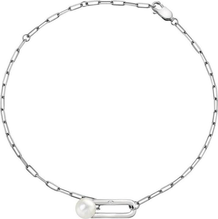 Image du produit Hot Diamonds Elégant bracelet en argent avec diamant et perle Linked DL652