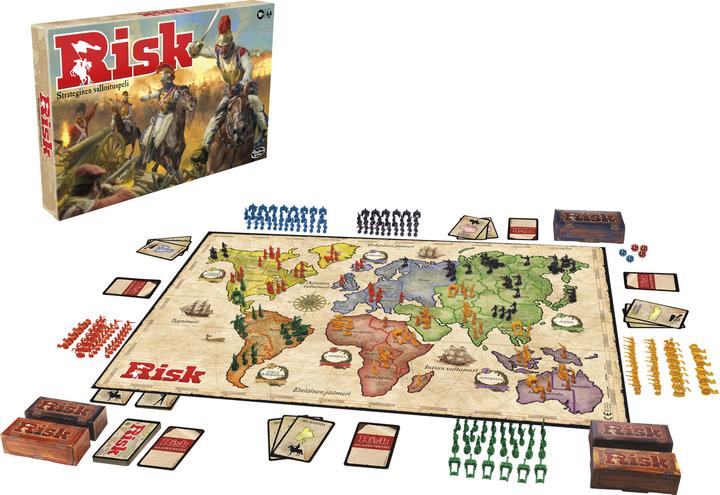 Actual product image Hasbro Gaming Risk Board game War (Finnish)