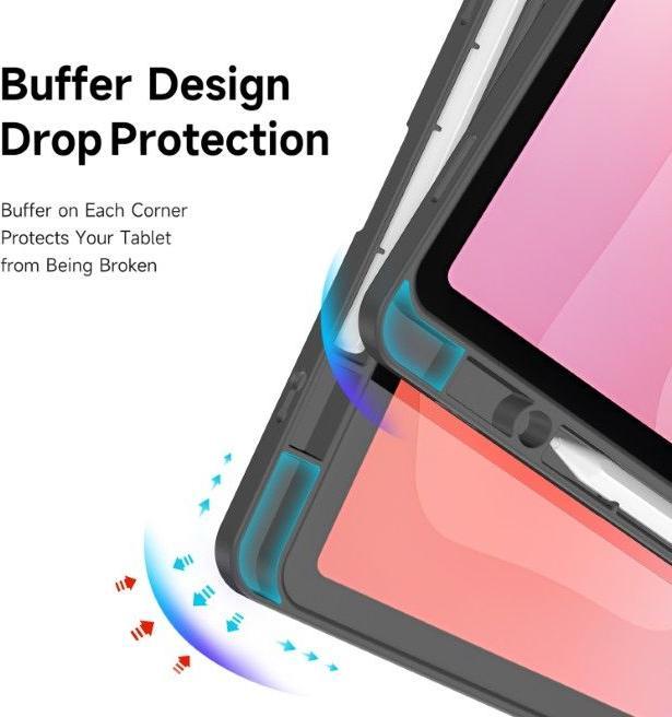 Actual product image Dux Ducis Samsung Galaxy Tab S11 Cover with Origami Stand - Grey (Samsung Galaxy Tab S11)