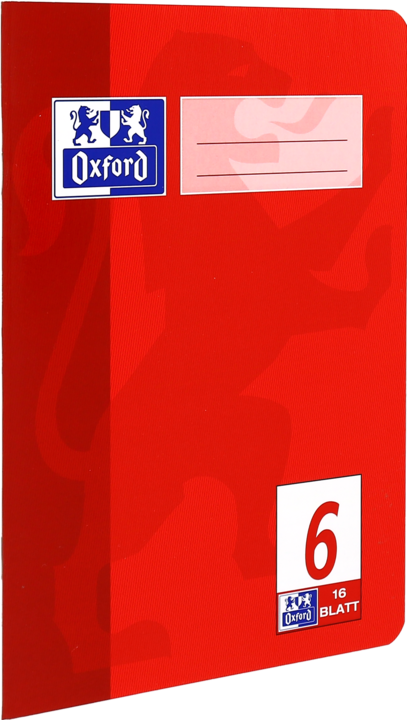 Actual product image Oxford Exercise book, A5, ruling 6 (A5, Plain, Hardcover)