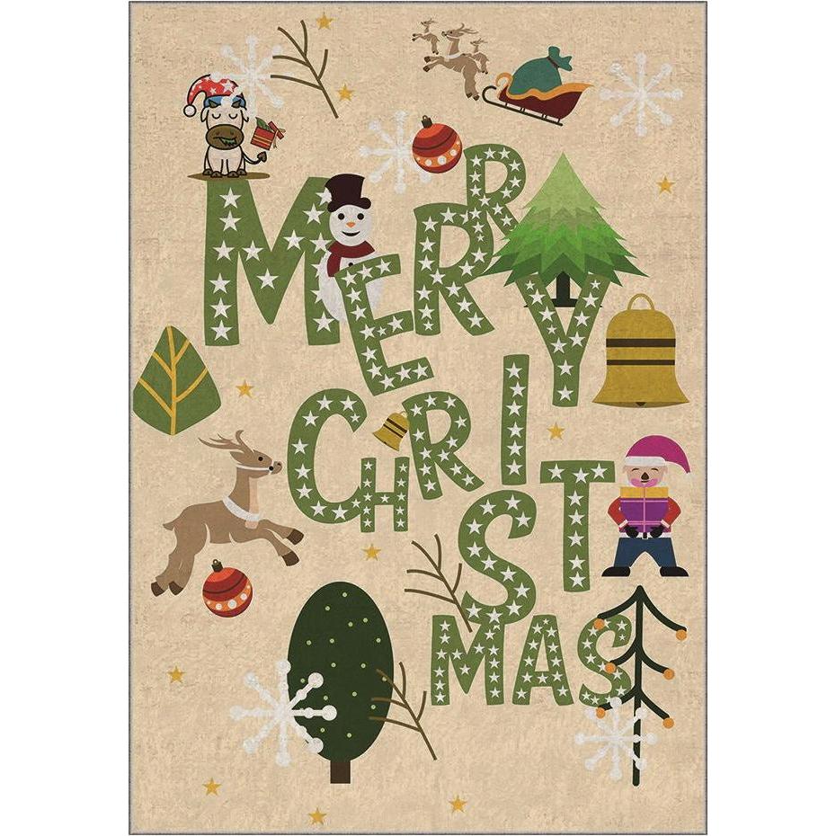 Hanah Home Christmas, Teppich, Holiday (100 x 140 cm)