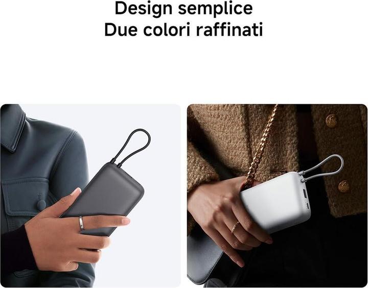 Actual product image Xiaomi 22.5W Power Bank 20000mAh (Integrated Cable) (20000 mAh, 22.50 W, 74 Wh)