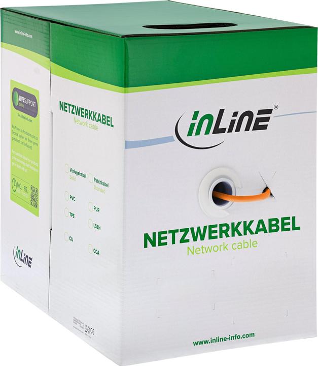 Produktbild InLine Netzwerkkabel (S/FTP, CAT6, 100 m)