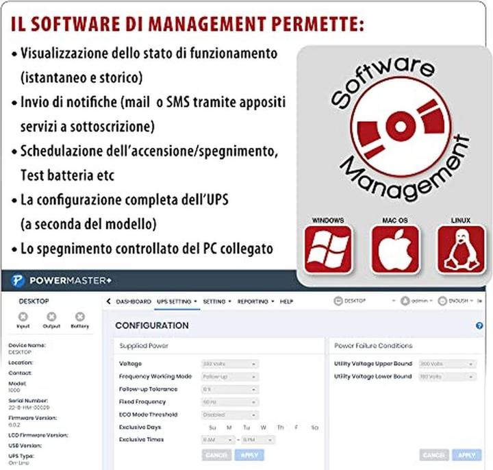 Produktbild Land OnePower 2001 2 kVA 1200 W (1200 W, Line-Interaktiv USV)
