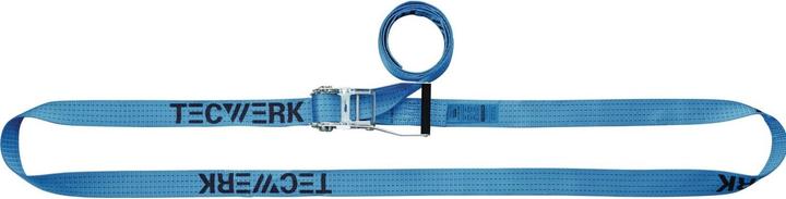Actual product image Tecwerk Lashing strap DIN EN 12195-2 length 8 m width 25 mm with ratchet LC U 800 daN