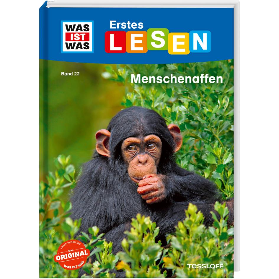 WAS IST WAS Erstes Lesen Band 22. Menschenaffen, Kinderbücher von Christina Braun, Annelie Stenzel