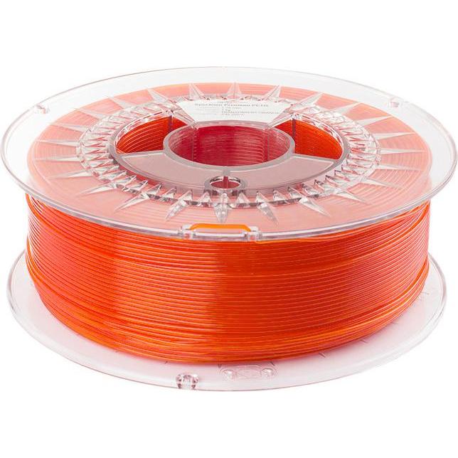 Thumbnail - Spectrum Filament / PETG / TRANSPARENT ORANGE / 1,75 mm / 1 kg (PETG, 1.75 mm, 1000 g, Orange), 3D Filament, Orange