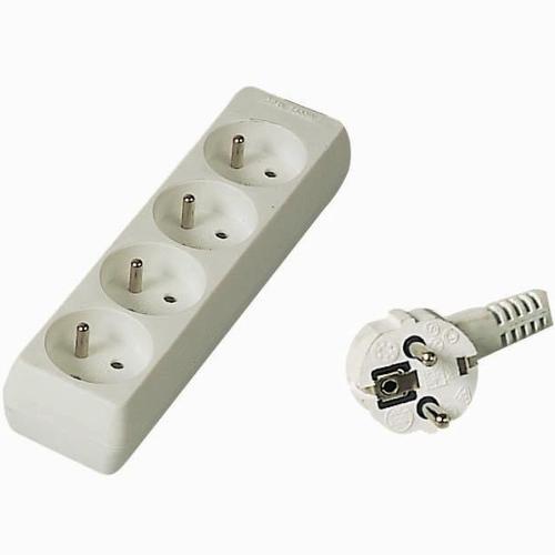Produktbild PremiumCord PP4-03 power extension 4 AC outlet(s) White (4 x, 3 m)