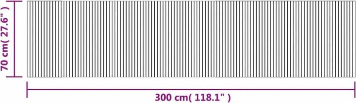 Produktbild vidaXL Teppich (300 x 70 cm)