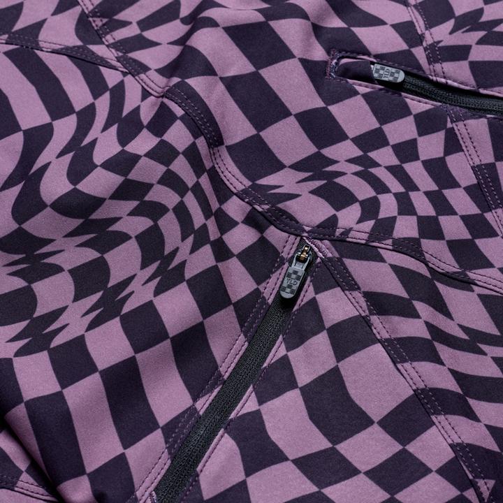 Actual product image Troy Lee Designs Womens Lilium Pant, Twisted Checkers, purple, XS (XS)