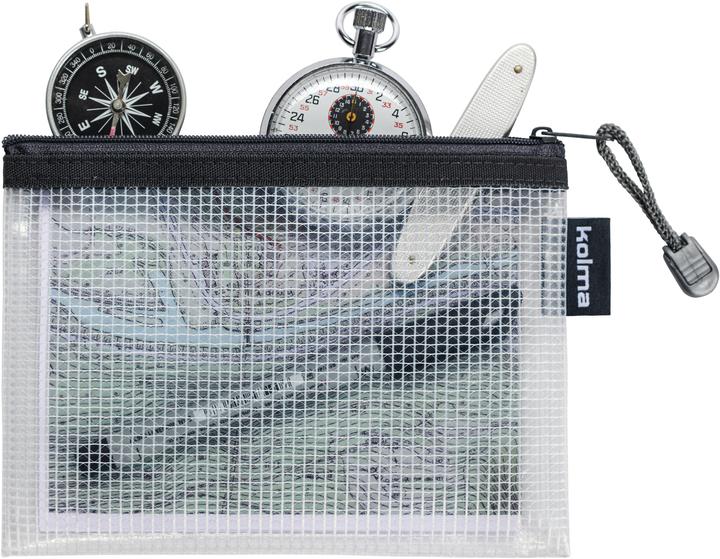 Immagine prodotto Kolma Borsa a rete A6 antracite con chiusura a zip (A6, 1 x)