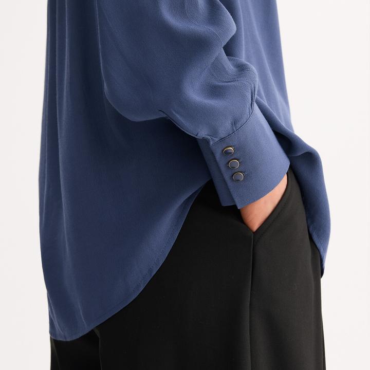 Immagine prodotto Anne Weyburn Bluse mit V-Ausschnitt und langen Ärmeln (M)