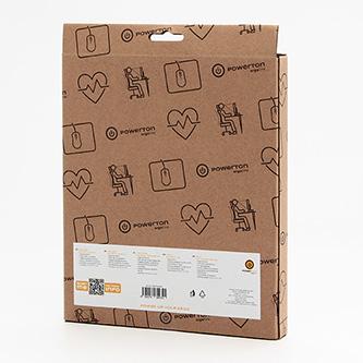 Produktbild Powerton ERGO PASTEL EDITION Mauspad mit Handauflage aus Memory-Schaum, minzig