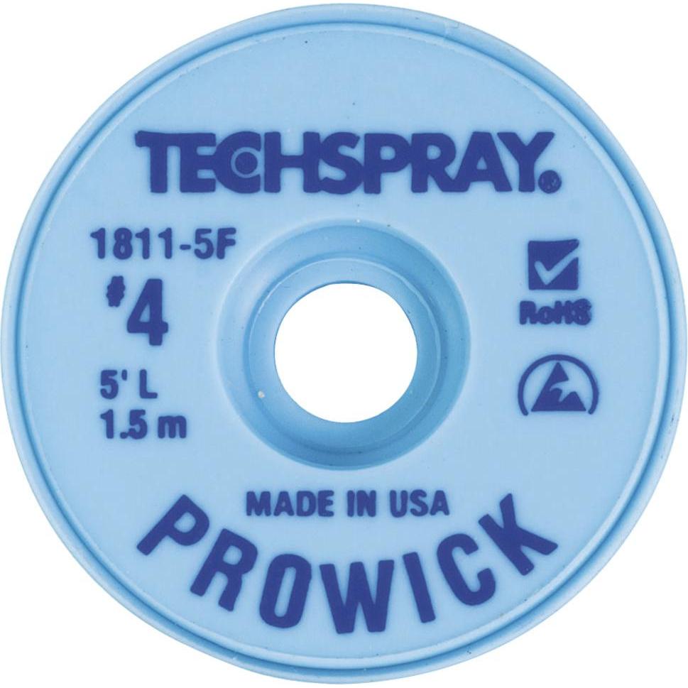 Techspray Entlötlitze Premium, 2,5 mm, 3,0 m, blau (Entlötlitze), Lötgerät Zubehör, Blau