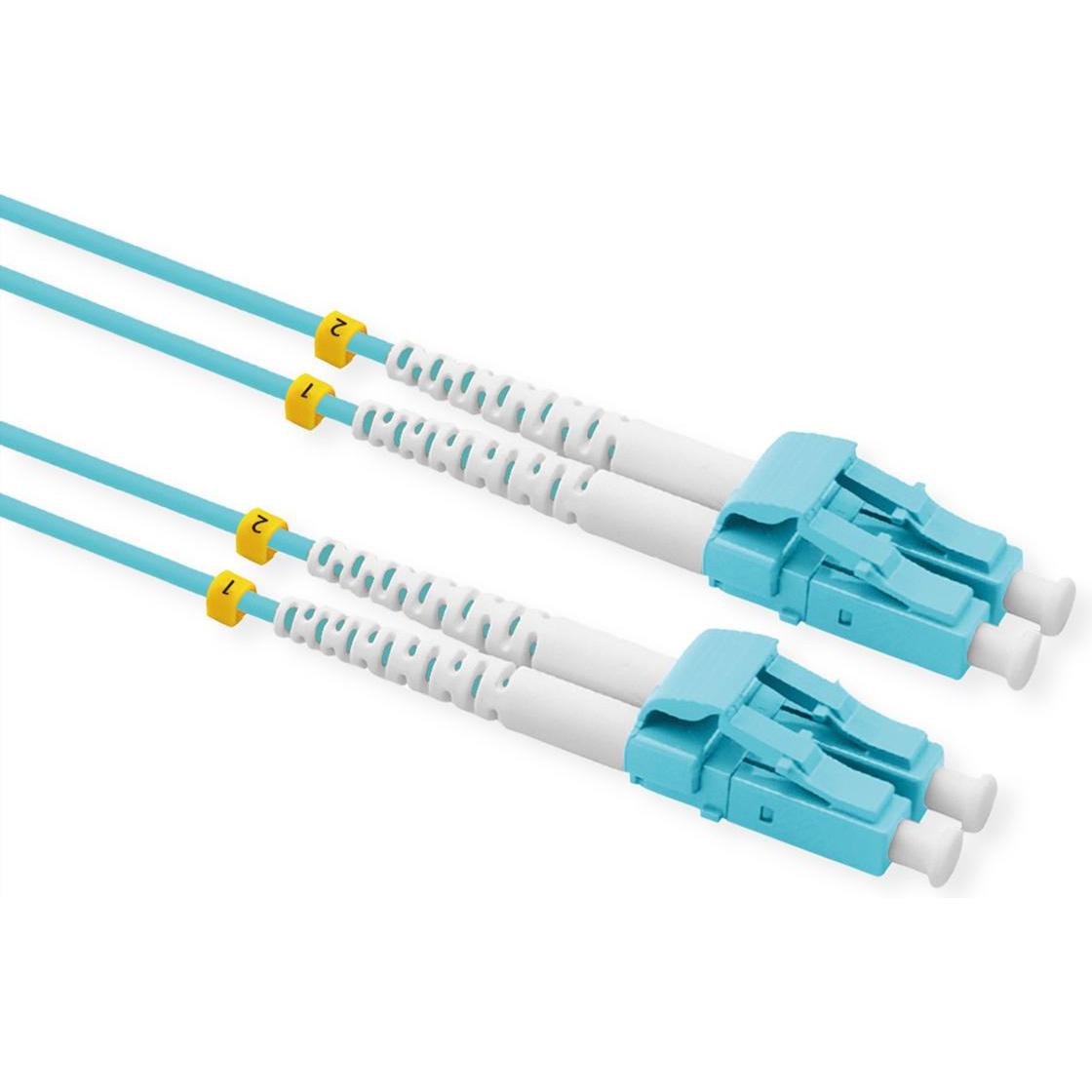 Value Patch-Kabel LC Multi-Mode (M) bis LC Multi-Mode (M) (LSOH, CAT6, 5 m), Netzwerkkabel