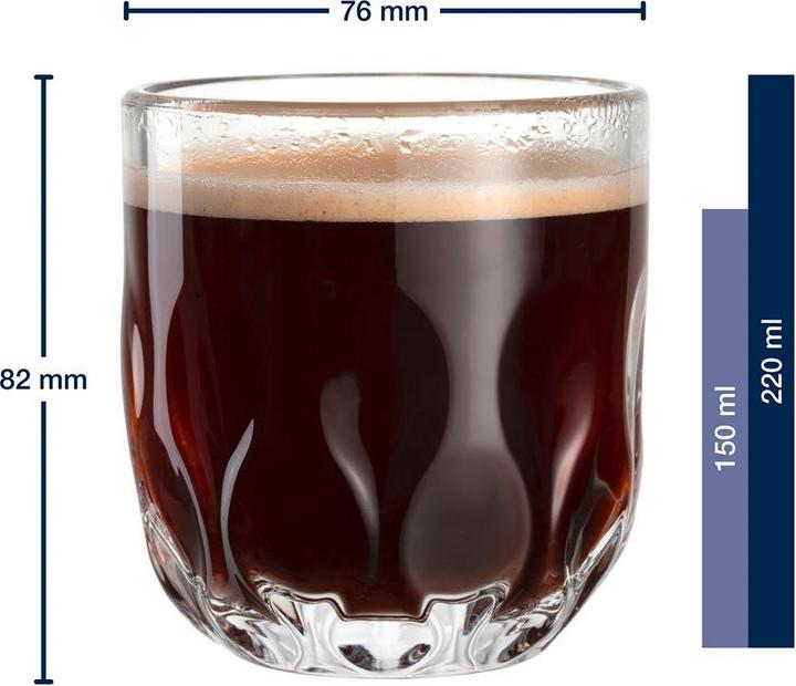 Produktbild Leonardo Cappuccino Becher Gocce 3 220 ml, 2 Stück (220 ml, 1x)