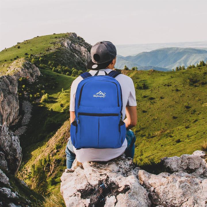 Actual product image Intirilife Foldable Backpack in Azure (36 l)