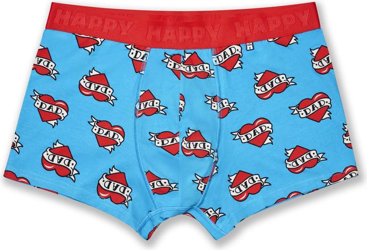 Produktbild Happy Socks 2-Pack Super Dad Short Boxers Gift Set (L, 2er Pack)