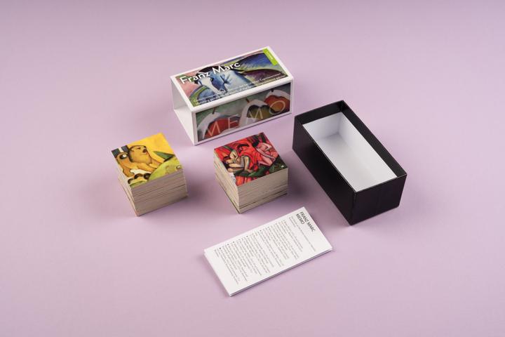 Actual product image Franz Marc. Memo (English, German)