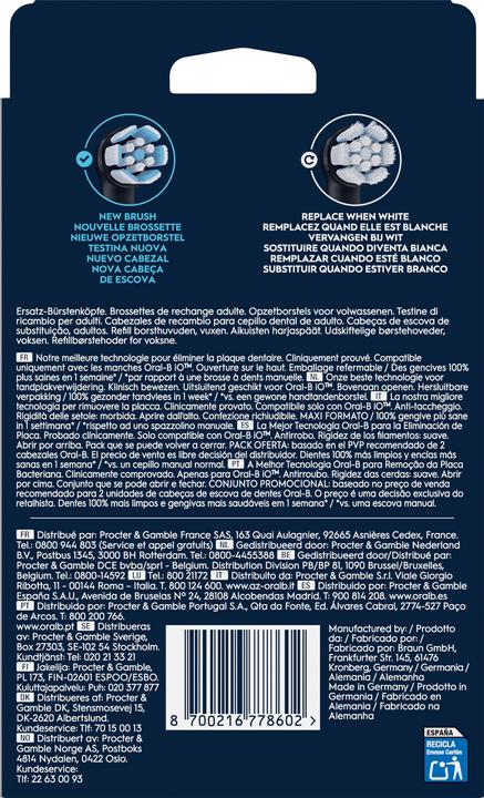 Produktbild Oral-B iO RB SBF 8 FBNLSENOR Box RF C (8 x)