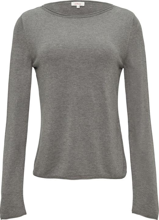 Produktbild s.Oliver Strickpullover Leichter Feinstrickpullover mit Rollkante (36)