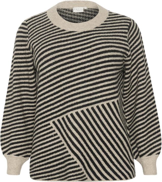 Black, feather gray melange